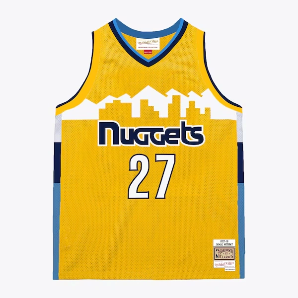 Jamal Murray Denver Nuggets 2017-18 Gold Swingman Jersey