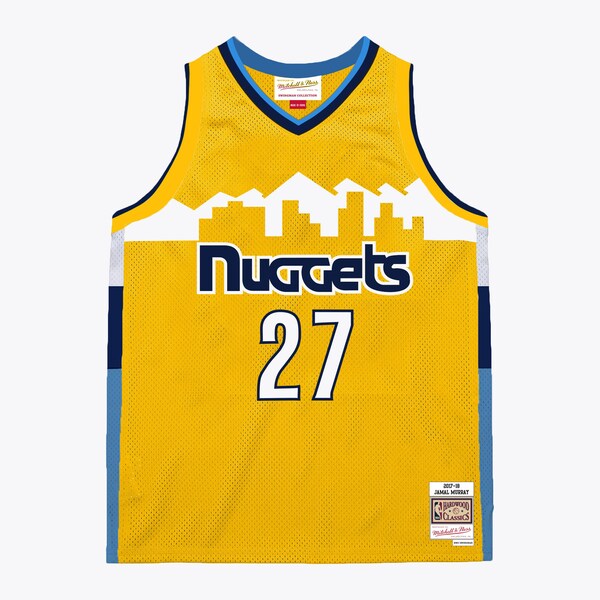 Jamal Murray Denver Nuggets 2017-18 Gold Swingman Jersey