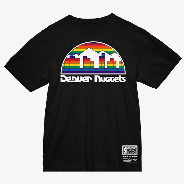 Denver Nuggets Black Basic Logo T-Shirt
