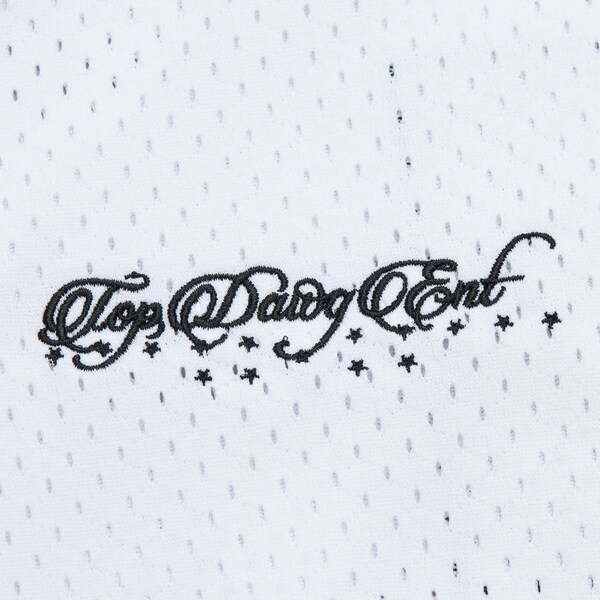 M&N x AOHH White 50th Anniversary of Hip-Hop TDE Full-Button Baseball Jersey