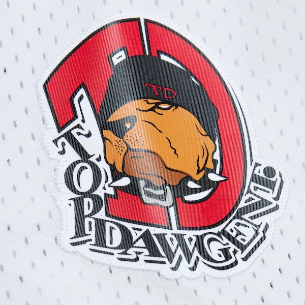 M&N x AOHH White 50th Anniversary of Hip-Hop TDE Full-Button Baseball Jersey