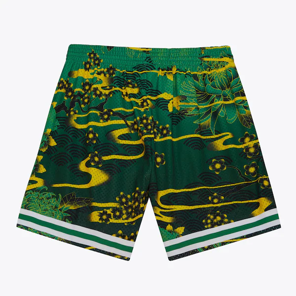 Boston Celtics 1985-86 Kelly Green Lunar New Year Swingman Shorts