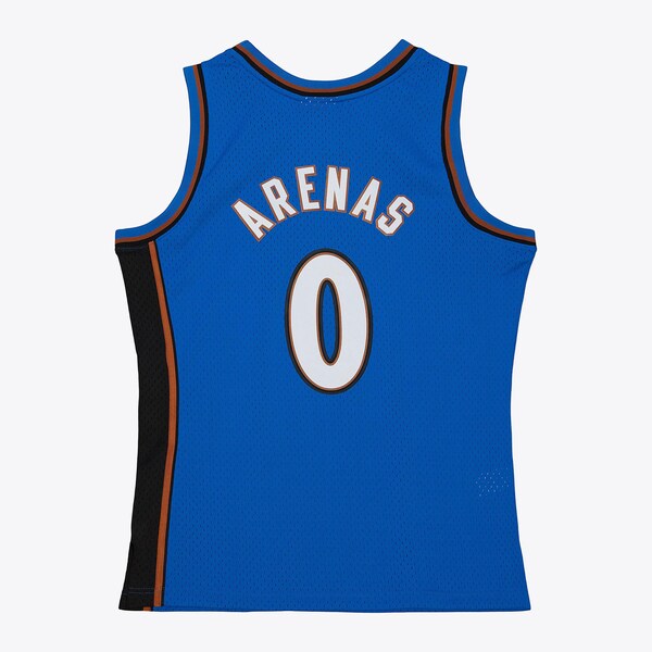 Gilbert Arenas Washington Wizards 2004-05 Blue Swingman Jersey 3 Gilbert Arenas Washington Wizards 2004-05 Blue Swingman Jersey