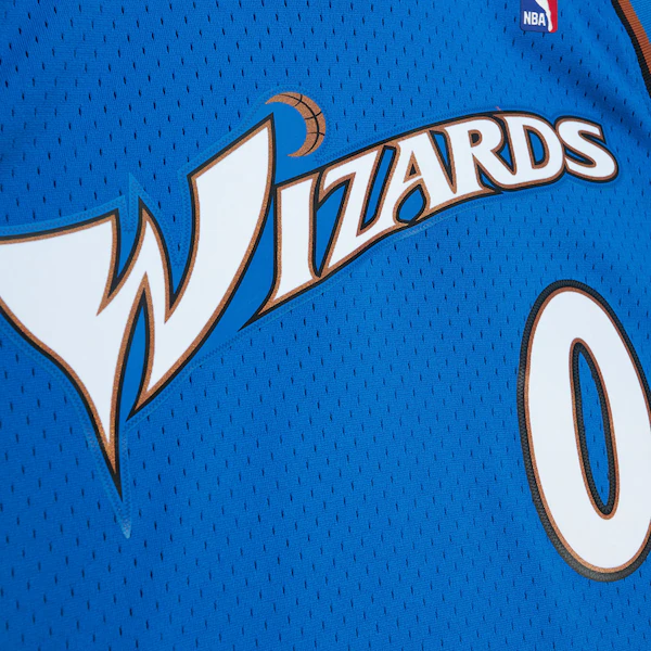 Gilbert Arenas Washington Wizards 2004-05 Blue Swingman Jersey 4 Gilbert Arenas Washington Wizards 2004-05 Blue Swingman Jersey