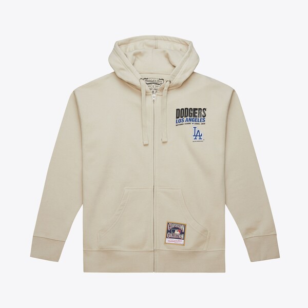 Los Angeles Dodgers Cream Cityscape Full-Zip Hoodie Jacket