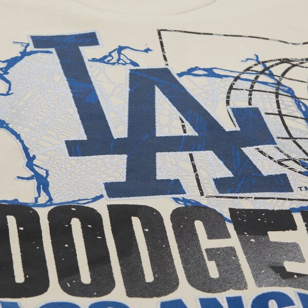 Los Angeles Dodgers Cream Cityscape Full-Zip Hoodie Jacket 4 Los Angeles Dodgers Cream Cityscape Full-Zip Hoodie Jacket