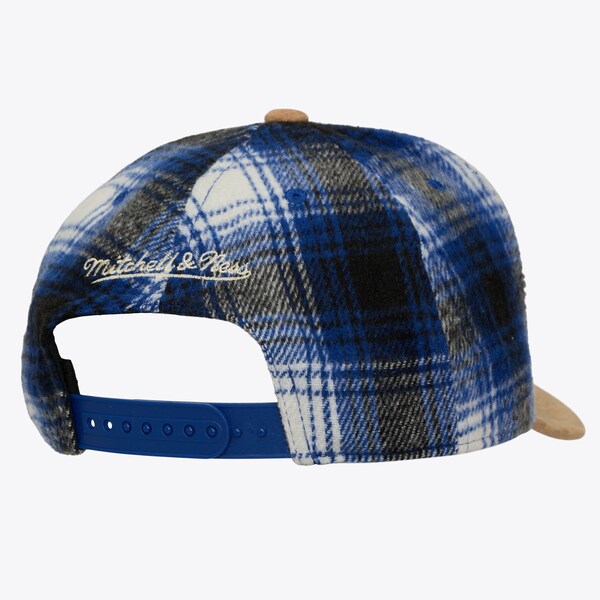 Los Angeles Dodgers Blue Plaid Out Pro Pinch Snapback Hat