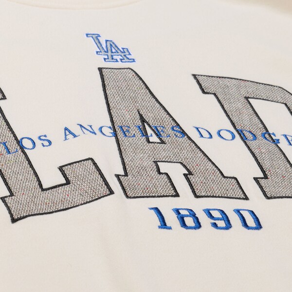 Women's Los Angeles Dodgers Cream Premium Crewneck Sweatshirt