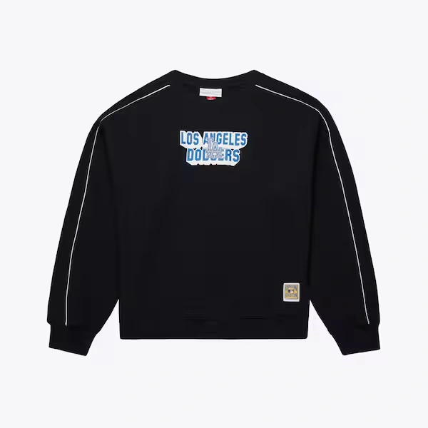 Los Angeles Dodgers Black Impact Crewneck Sweatshirt