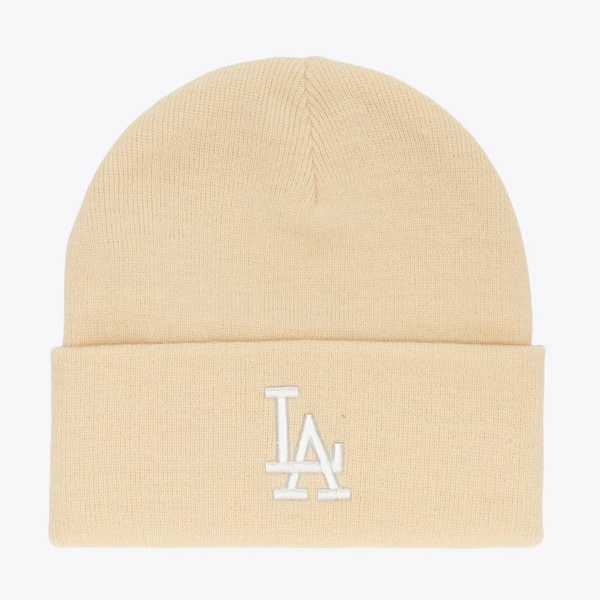 Los Angeles Dodgers Cream Fashion Cuffed Knit Hat