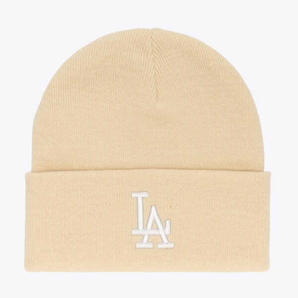 Los Angeles Dodgers Cream Fashion Cuffed Knit Hat