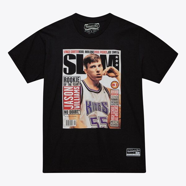 Jason Williams Sacramento Kings Black Player Slam Cover T-Shirt