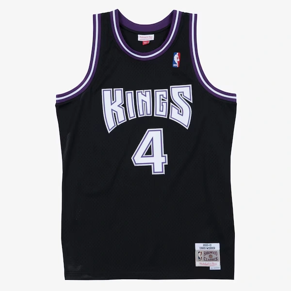 Chris Webber Sacramento Kings 2000-01 Black Swingman Player Jersey