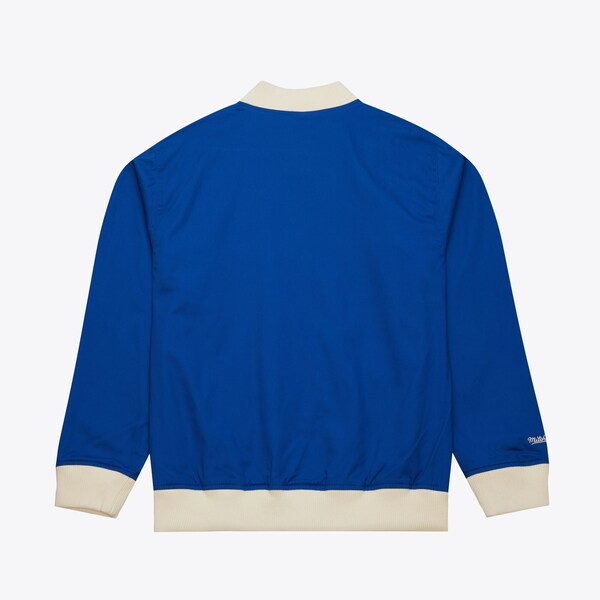 Sacramento Kings Royal Vintage Logo Replay Cotton Twill Full-Zip Jacket