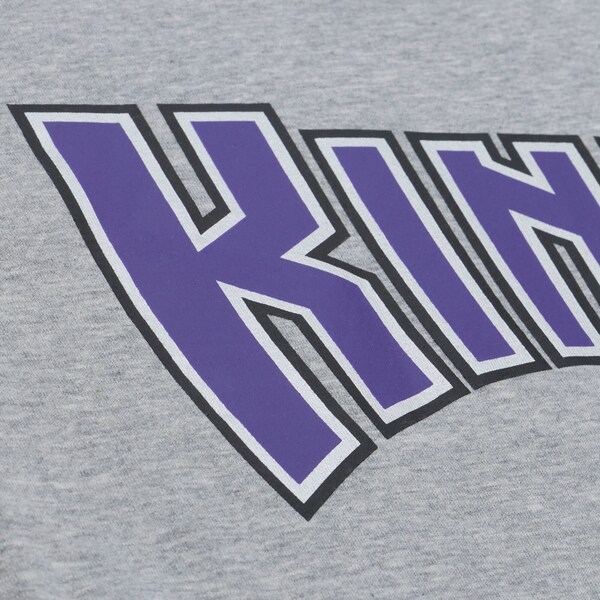Sacramento Kings Heather Gray Walk-Off Fleece Sweatshirt 4 Sacramento Kings Heather Gray Walk-Off Fleece Sweatshirt