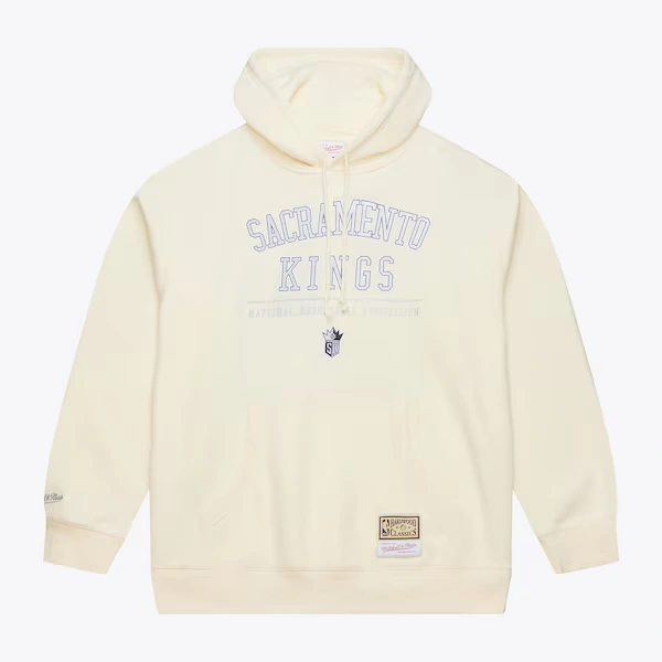 Sacramento Kings Cream Walk-Off Fleece Hoodie