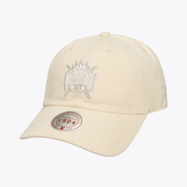Sacramento Kings Cream Hardwood Classics Fashion Basic Strapback Adjustable Hat