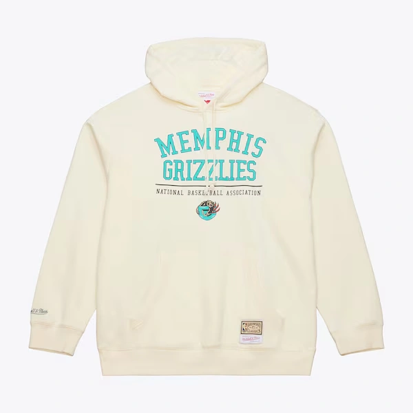Memphis Grizzlies Cream Walk-Off Fleece Hoodie