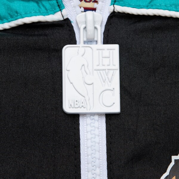 Memphis Grizzlies Black Vintage Logo Big Shot Premium Windbreaker Full-Zip Jacket