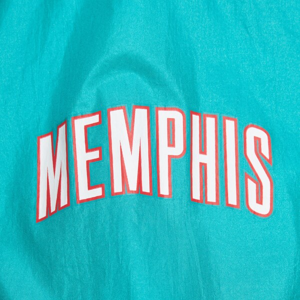 Memphis Grizzlies Black Vintage Logo Big Shot Premium Windbreaker Full-Zip Jacket