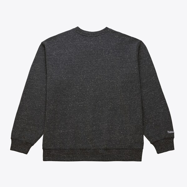 Memphis Grizzlies Charcoal Throwback Fleece Crewneck Sweatshirt