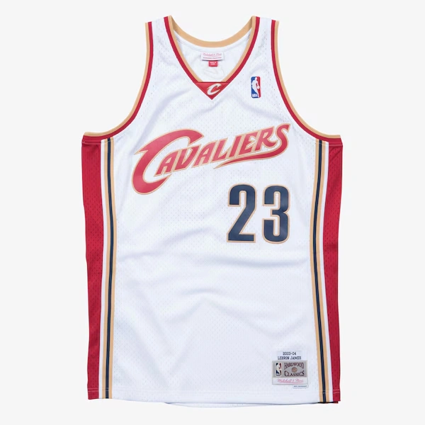 LeBron James Cleveland Cavaliers 2003-04 White Swingman Player Jersey