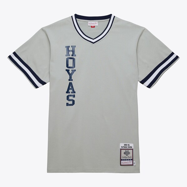 Patrick Ewing Georgetown Hoyas 1983-84 Silver Authentic Jersey