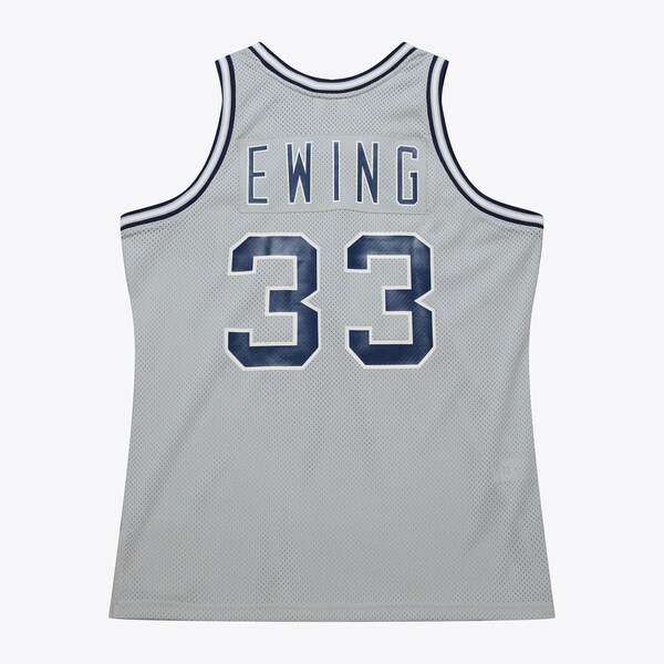Patrick Ewing Georgetown Hoyas 1983-84 Gray Authentic Jersey