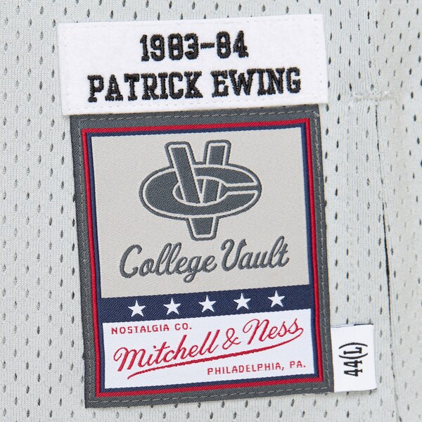 Patrick Ewing Georgetown Hoyas 1983-84 Gray Authentic Jersey