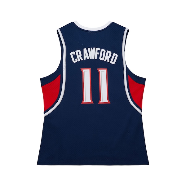 Jamal Crawford Atlanta Hawks 2009-10 Navy Swingman Jersey 3 Jamal Crawford Atlanta Hawks 2009-10 Navy Swingman Jersey