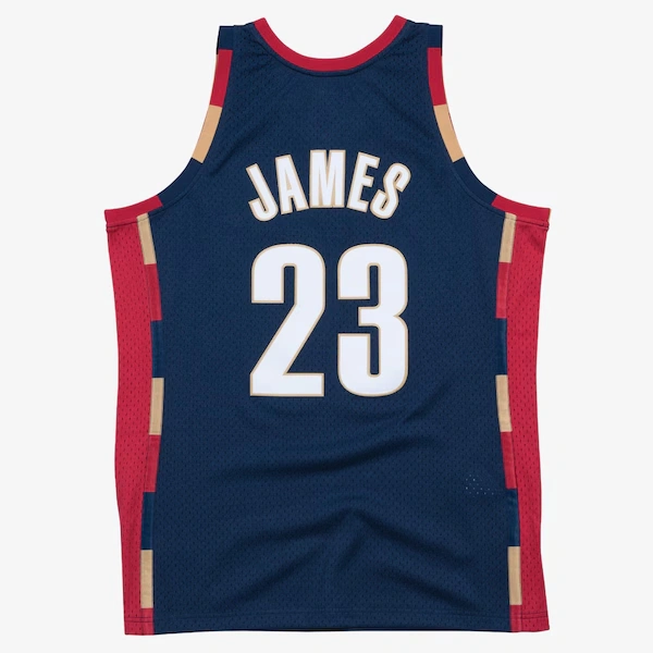 LeBron James Cleveland Cavaliers 2008-09 Navy Swingman Player Jersey 3 LeBron James Cleveland Cavaliers 2008-09 Navy Swingman Player Jersey