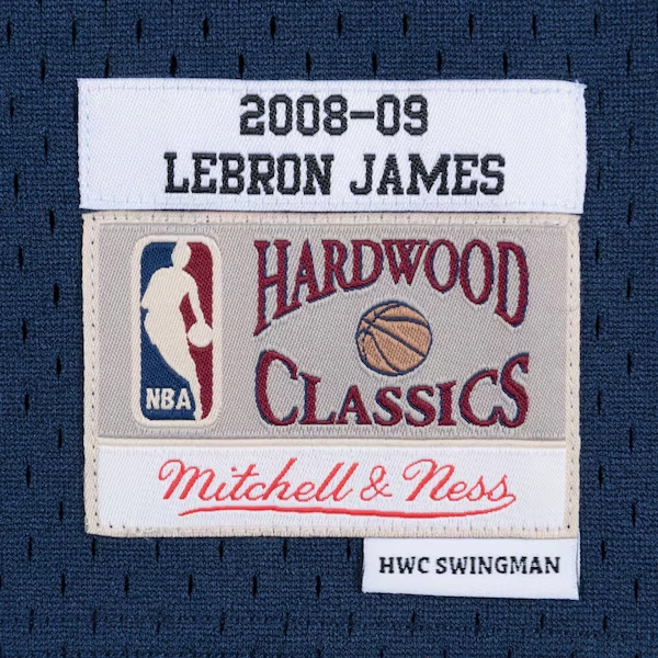 LeBron James Cleveland Cavaliers 2008-09 Navy Swingman Player Jersey 4 LeBron James Cleveland Cavaliers 2008-09 Navy Swingman Player Jersey