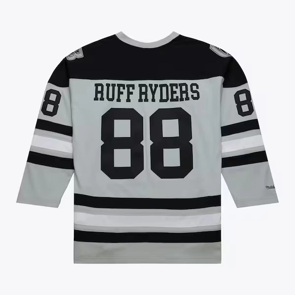 M&N x AOHH Black 50th Anniversary of Hip-Hop Ruff Ryders Hockey Jersey 3 M&N x AOHH Black 50th Anniversary of Hip-Hop Ruff Ryders Hockey Jersey