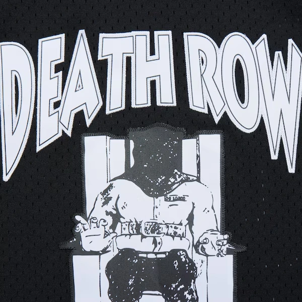 M&N x AOHH Black 50th Anniversary of Hip-Hop Death Row Fashion Jersey