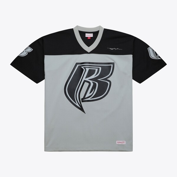 M&N x AOHH Black 50th Anniversary of Hip-Hop Ruff Ryders Football Jersey