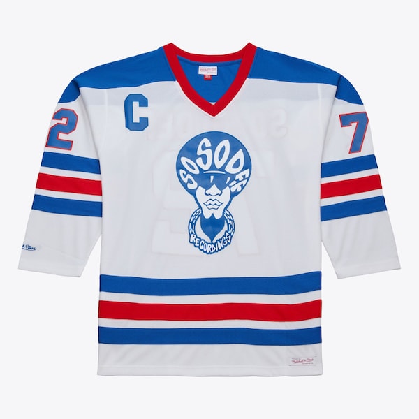 M&N x AOHH White 50th Anniversary of Hip-Hop So So Def Hockey Jersey