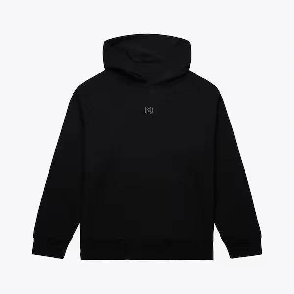 Mitchell & Ness Black Premium Branded Pullover Hoodie