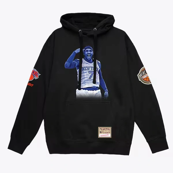 Carmelo Anthony New York Knicks Black Ultimate Player Hoodie