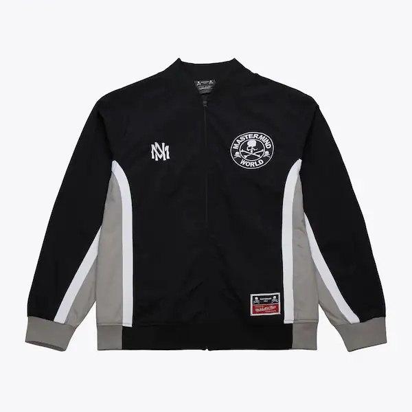 Mitchell & Ness Black Mastermind Full-Zip Warmup Jacket