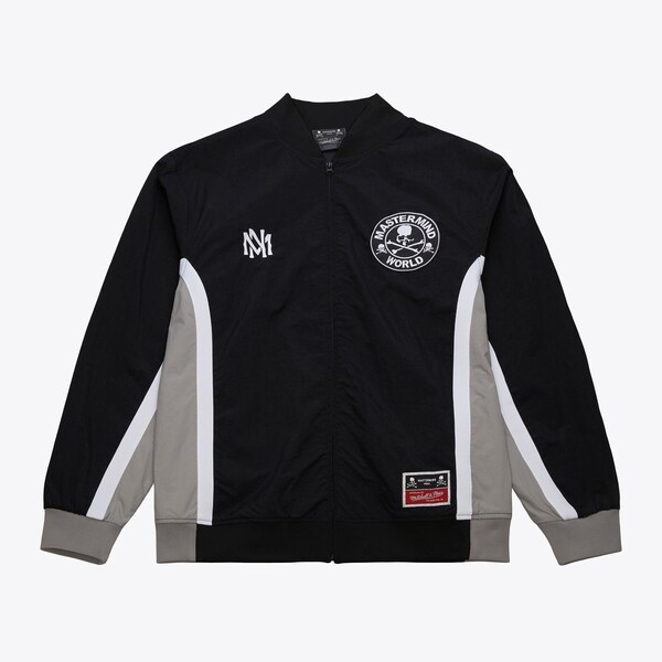 Mitchell & Ness Black Mastermind Full-Zip Warmup Jacket