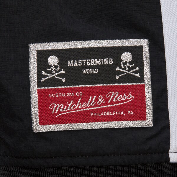 Mitchell & Ness Black Mastermind Full-Zip Warmup Jacket