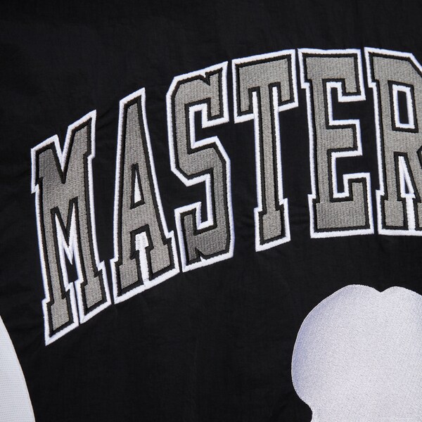 Mitchell & Ness Black Mastermind Full-Zip Warmup Jacket