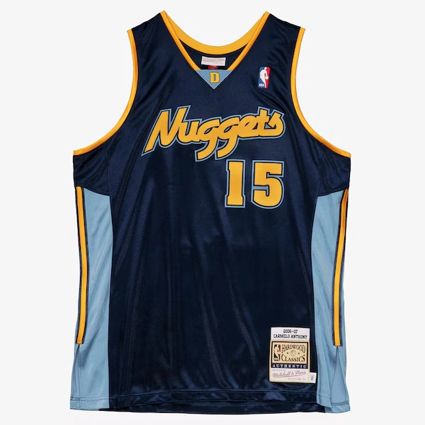 Carmelo Anthony Denver Nuggets 2006-07 Navy Authentic Jersey