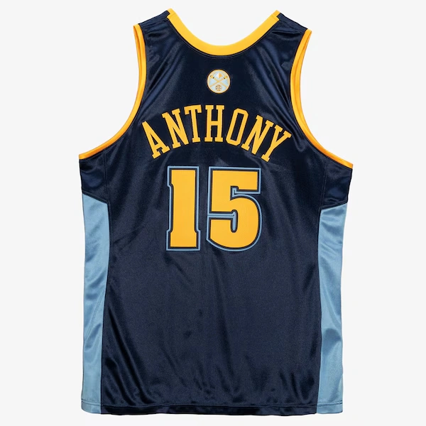 Carmelo Anthony Denver Nuggets 2006-07 Navy Authentic Jersey 3 Carmelo Anthony Denver Nuggets 2006-07 Navy Authentic Jersey