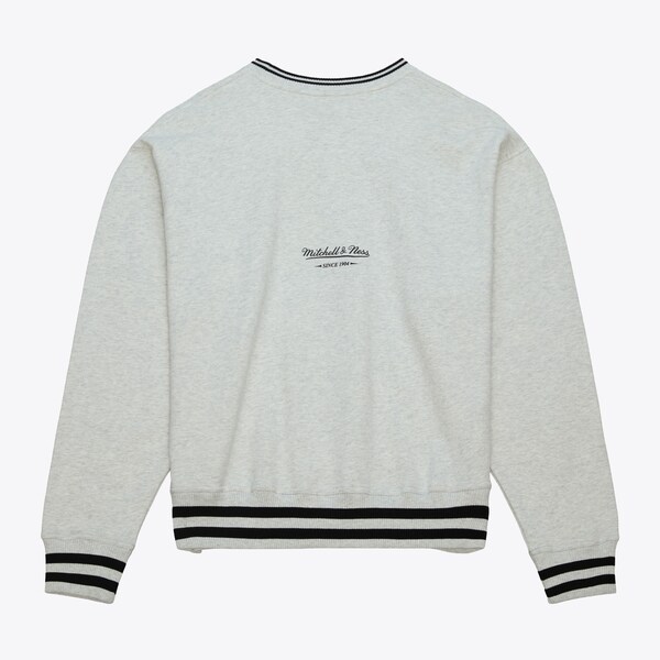 Mitchell & Ness Gray Classics Pullover Sweatshirt