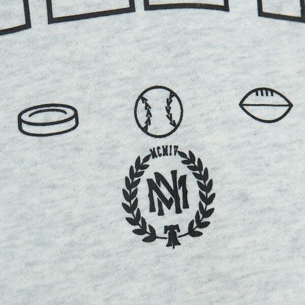 Mitchell & Ness Gray Classics Pullover Sweatshirt