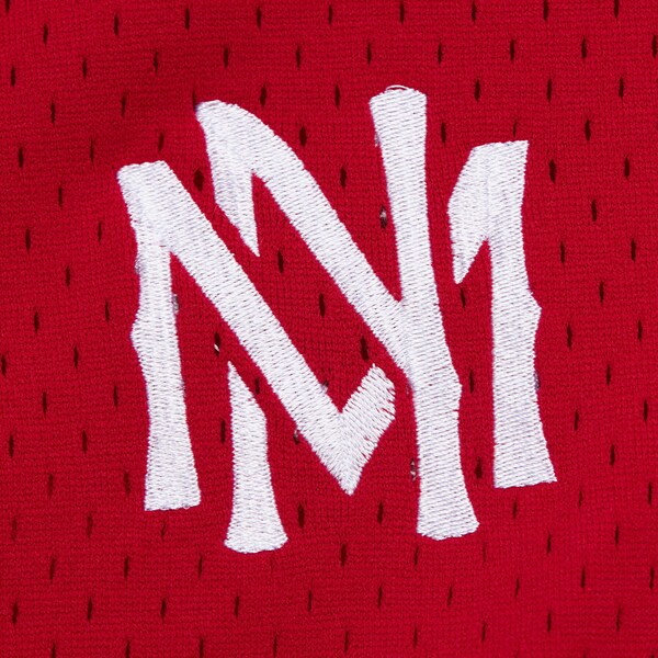 Mitchell & Ness Red Mastermind Mesh T-Shirt