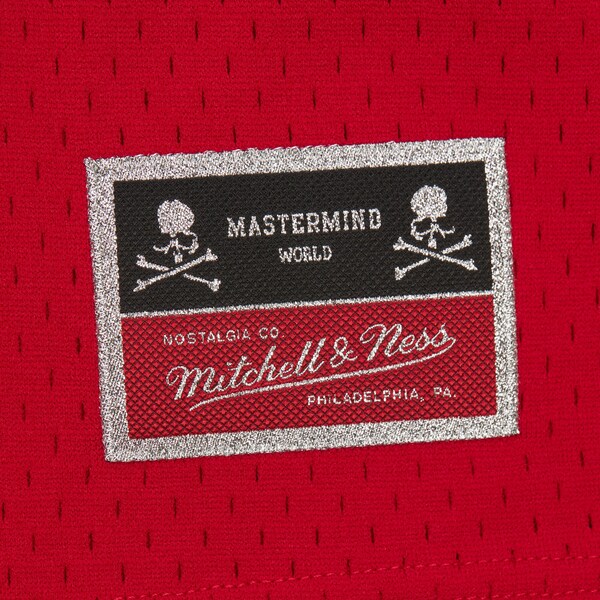 Mitchell & Ness Red Mastermind Mesh T-Shirt