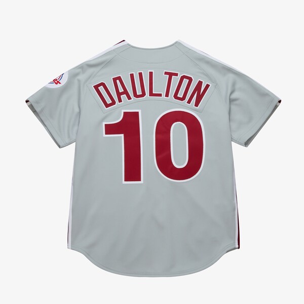 Darren Daulton Philadelphia Phillies 1989 Gray Authentic Road Jersey