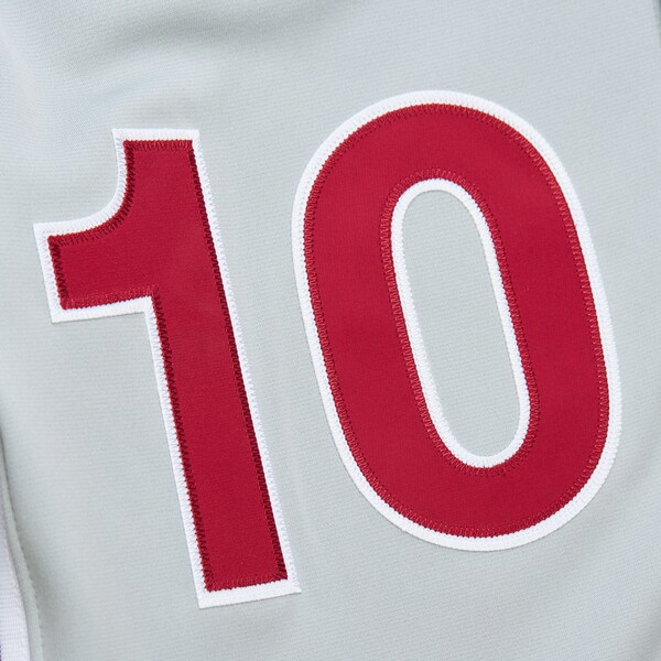 Darren Daulton Philadelphia Phillies 1989 Gray Authentic Road Jersey